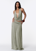 Maria Maxi Skirt - Sage