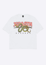 Records Oversized Tee - White
