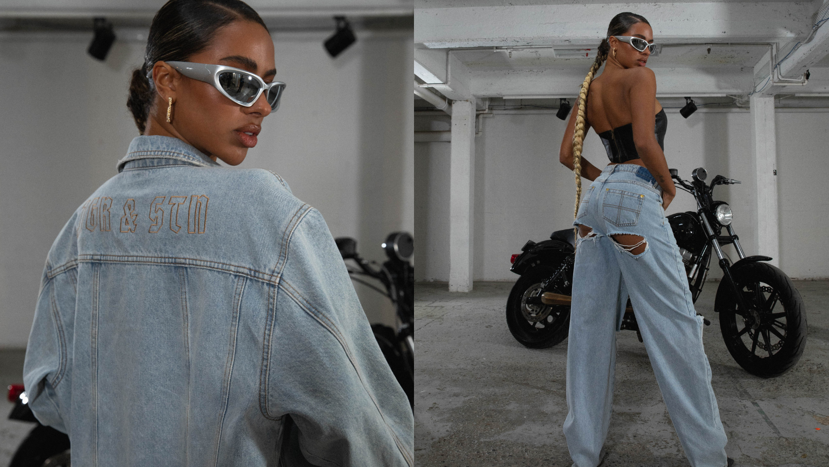 TRENDING: DENIM AND LEATHER
