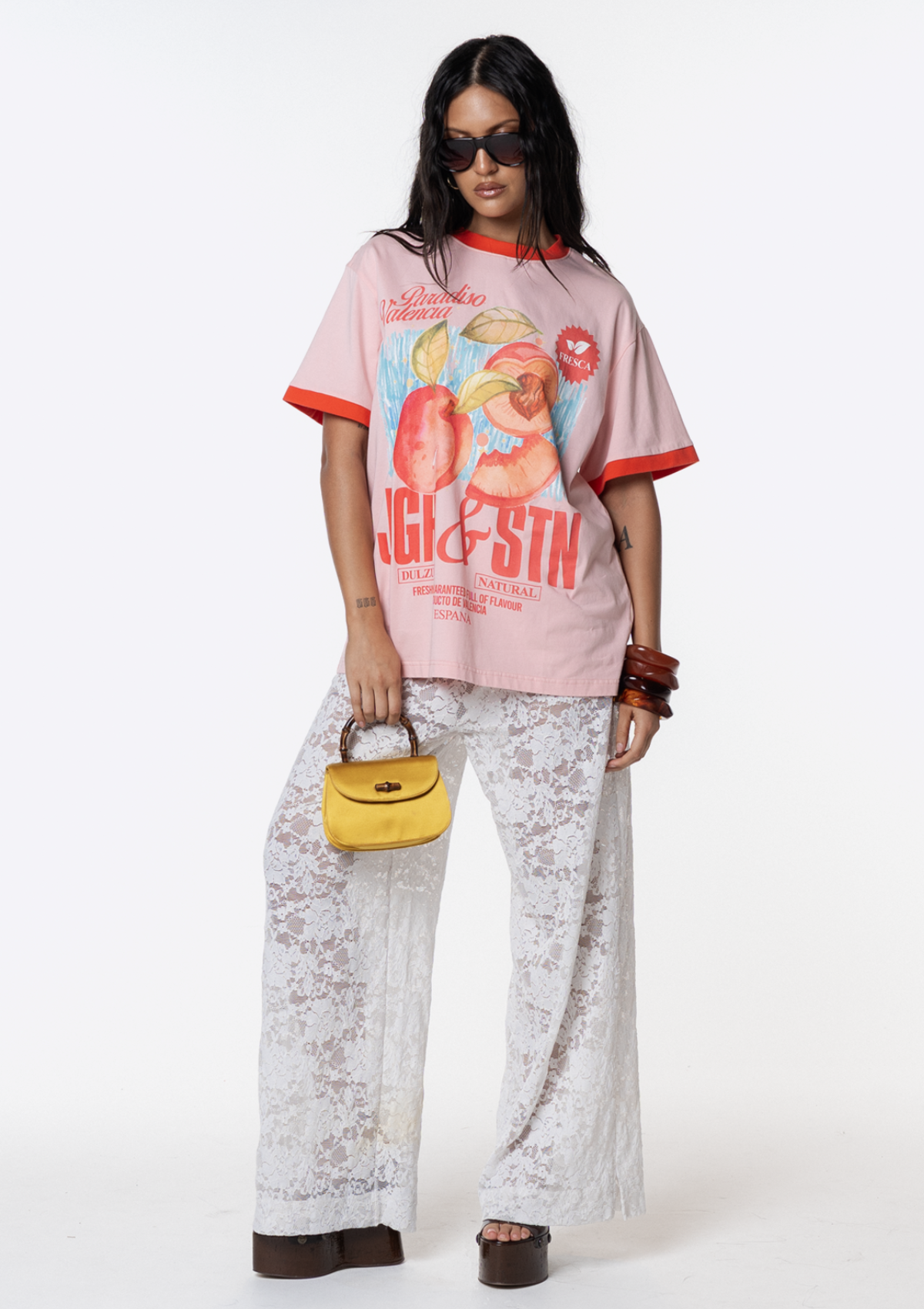 Peaches Oversized Tee
