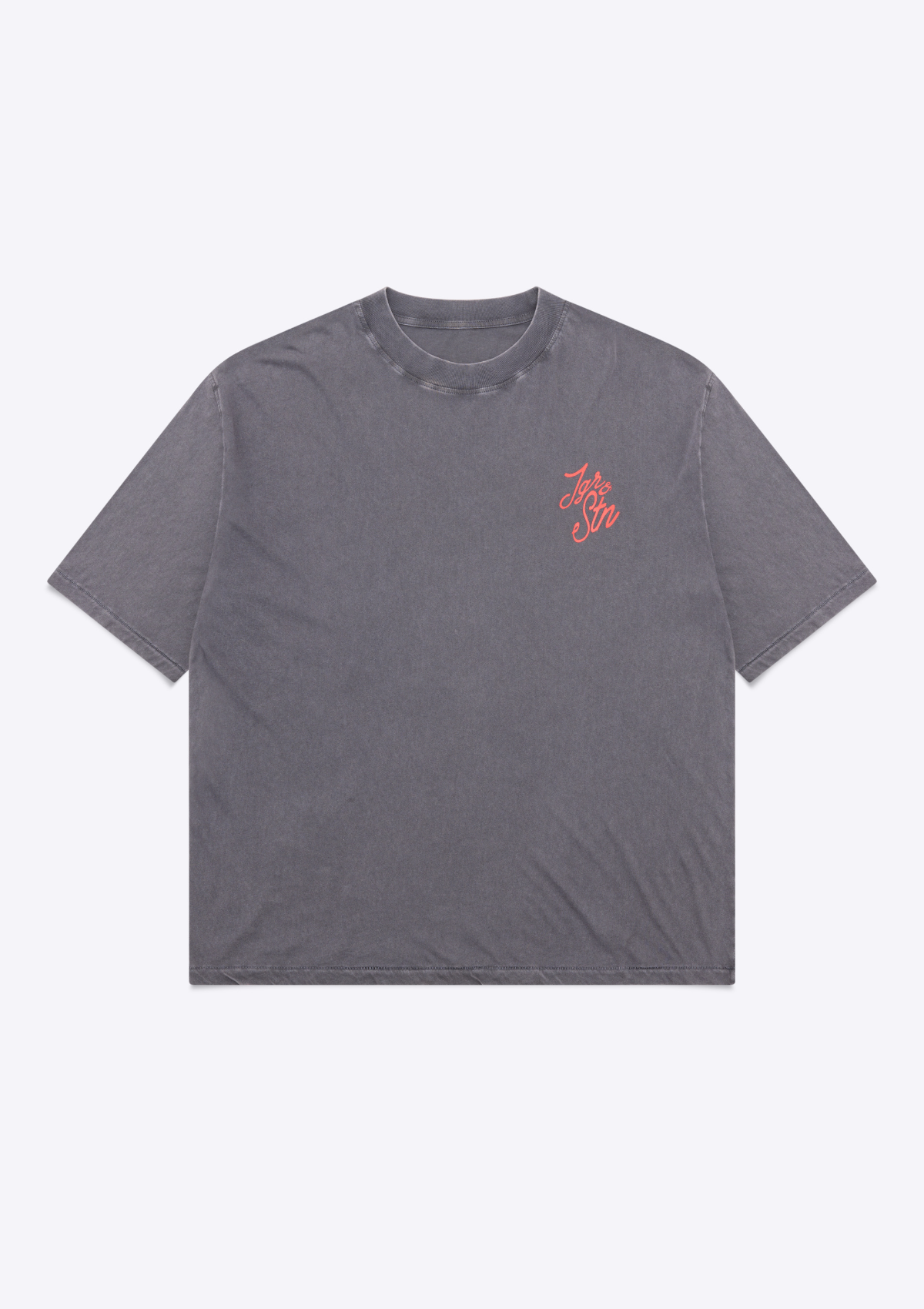 Tiger Oversized Tee - Charcoal