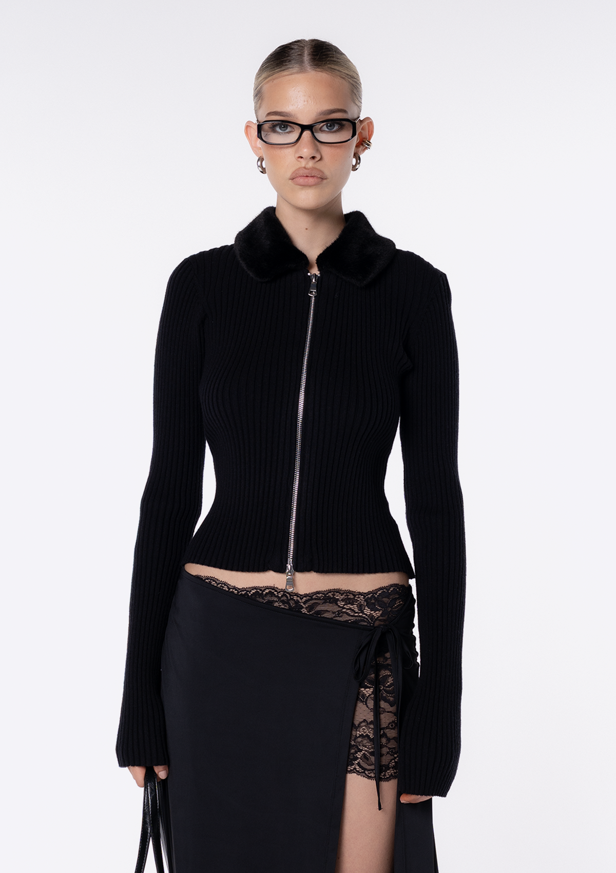 Gia Zip Knit