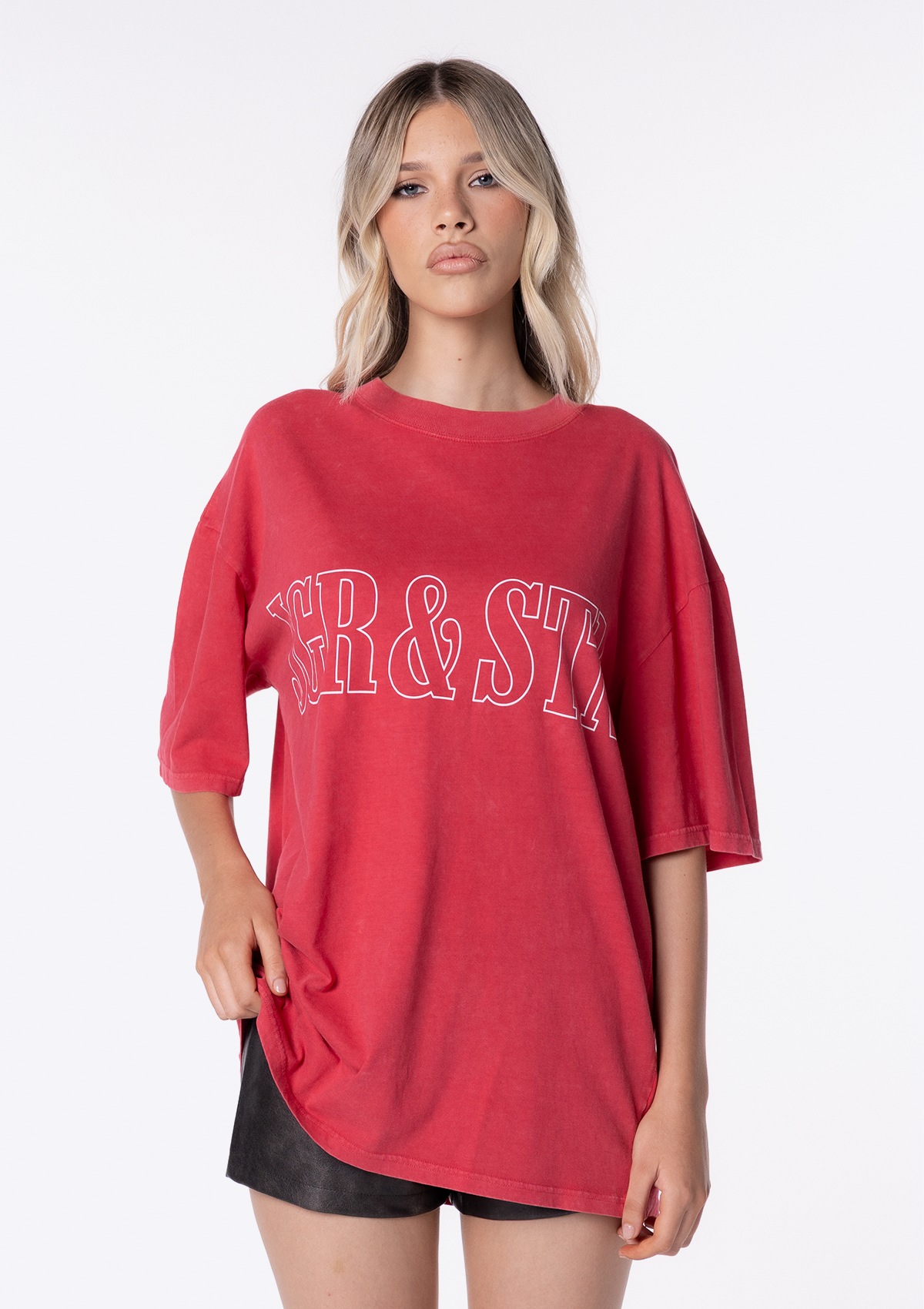 Arizona Oversized Tee - Red