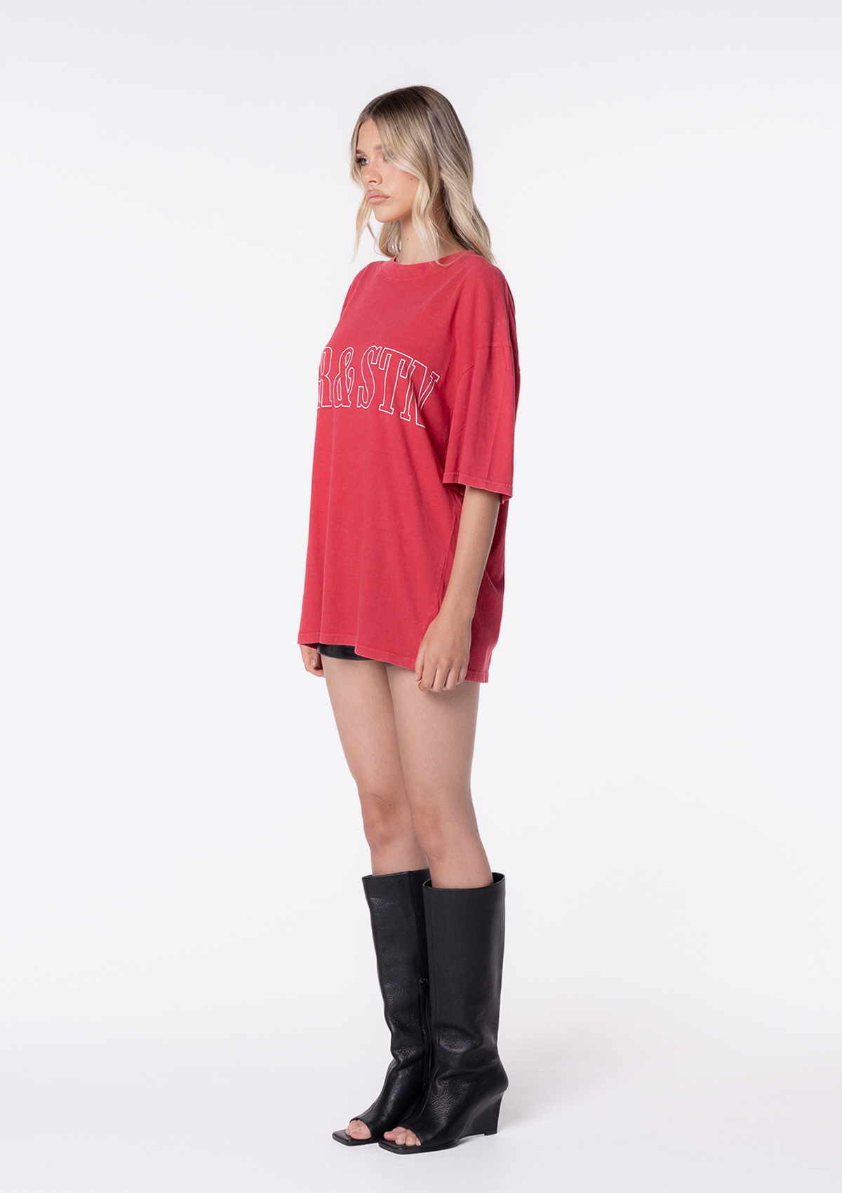 Arizona Oversized Tee - Red