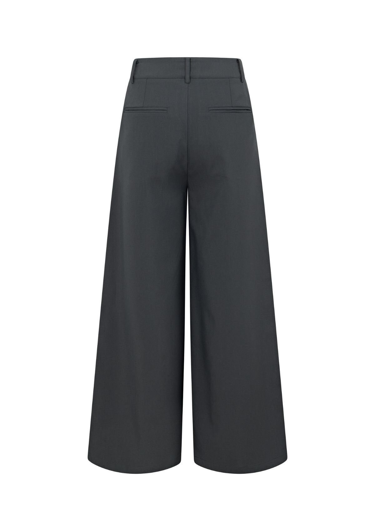 Dana Low Rise Trouser Womens Charcoal Trouser Wide Leg Pant