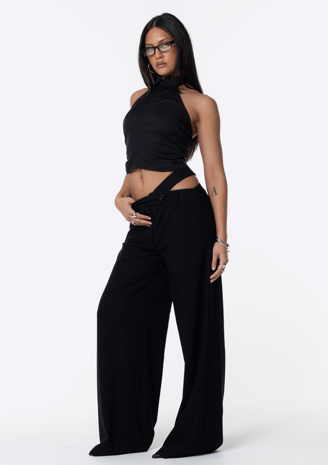 Frankie Asym Pant - Black