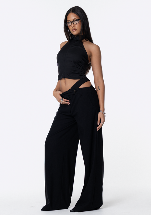Frankie Asym Pant - Black