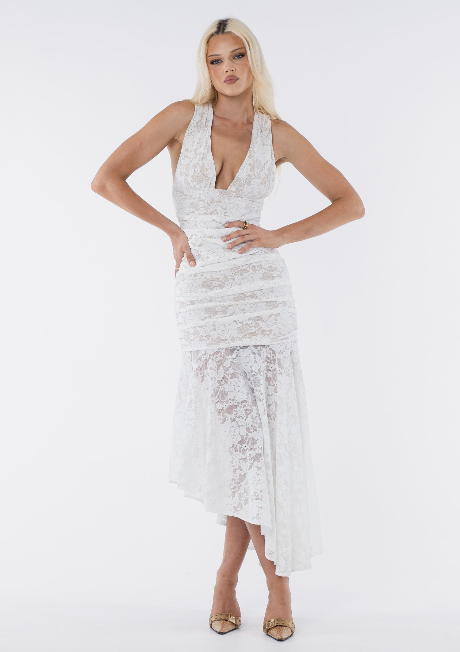 Milly Lace Midi Dress