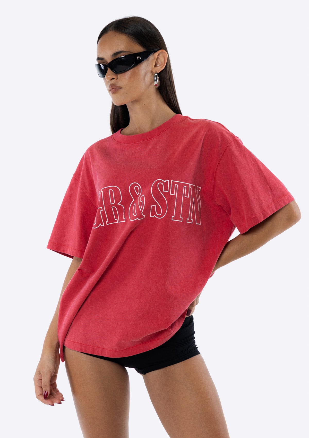 Arizona Oversized Tee - Red