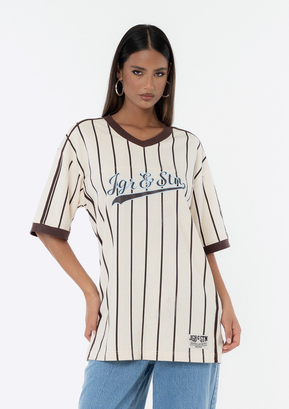 Ellidy Oversized Jersey - Brown