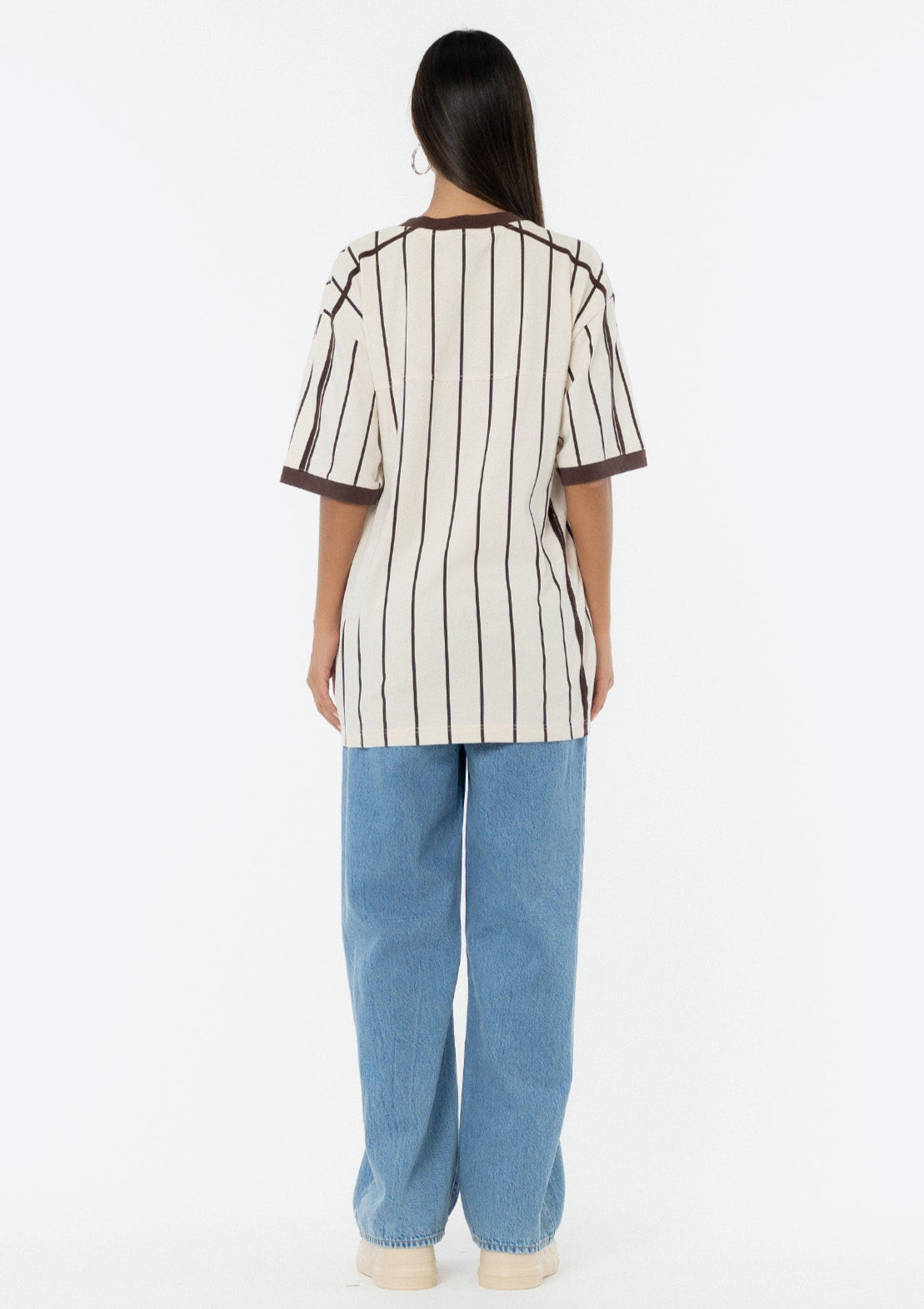 Ellidy Oversized Jersey - Brown