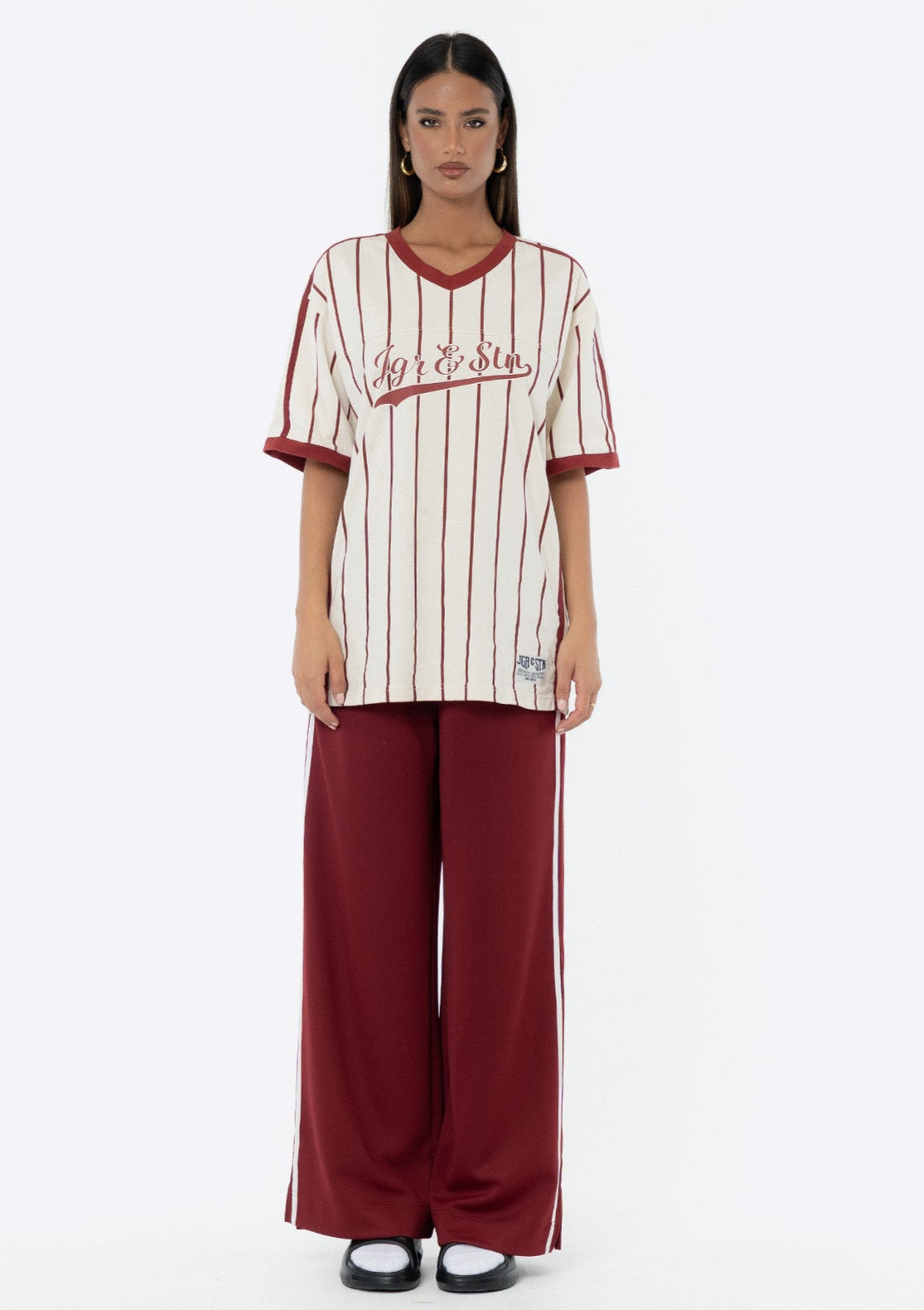 Ellidy Oversized Jersey - Red