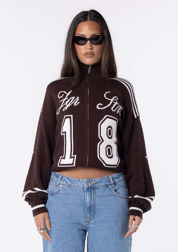 Midnight Muse Knit Bomber