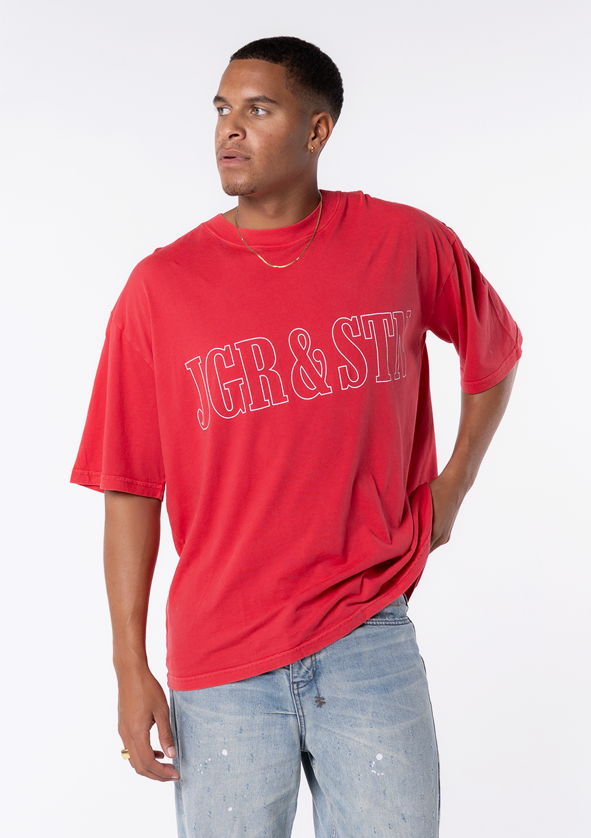 Arizona Oversized Tee - Red