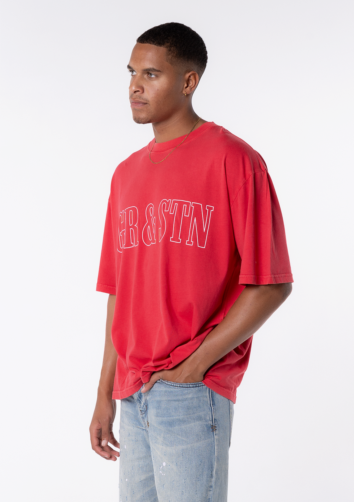 Arizona Oversized Tee - Red