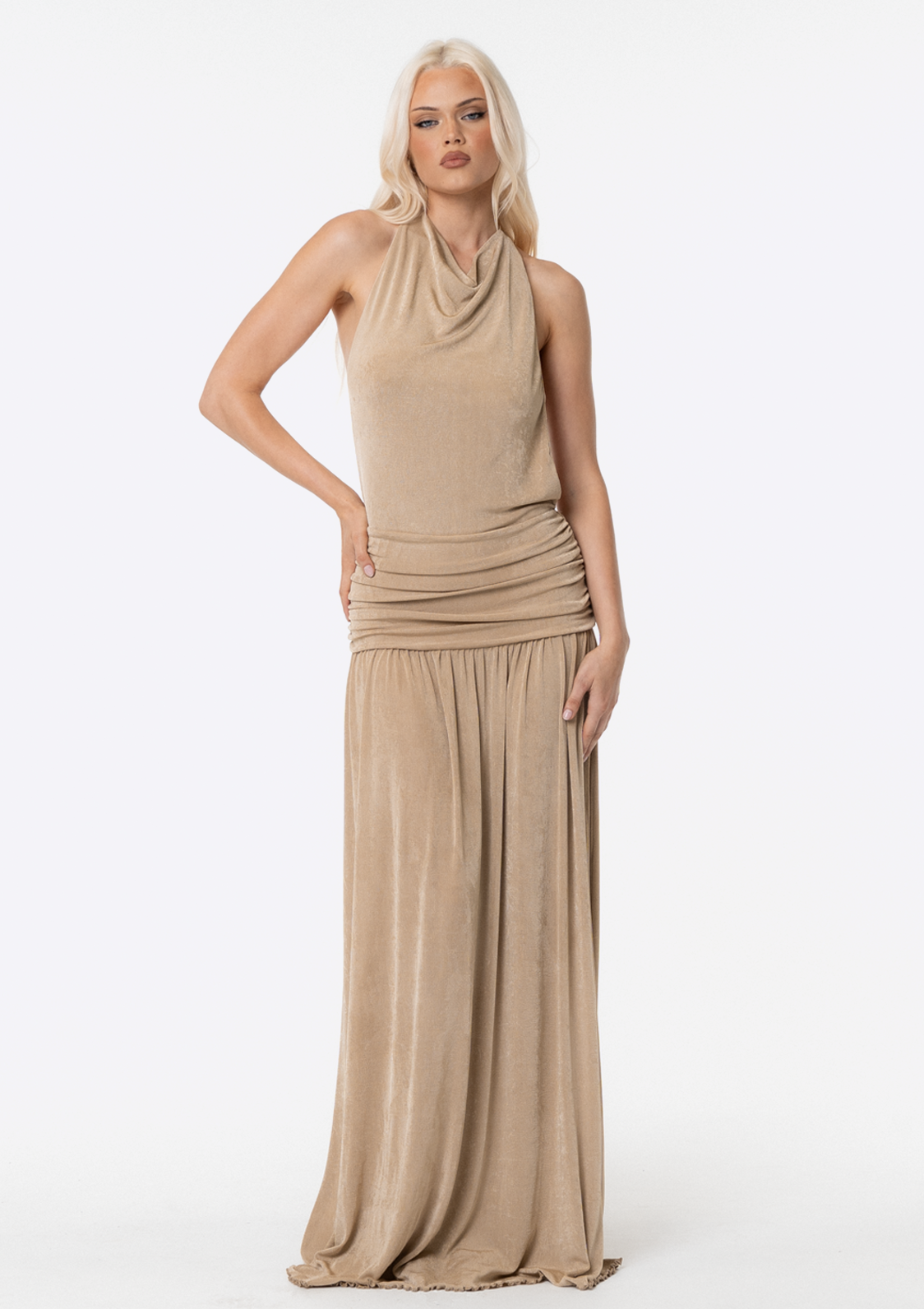 Elena Backless Maxi Dress