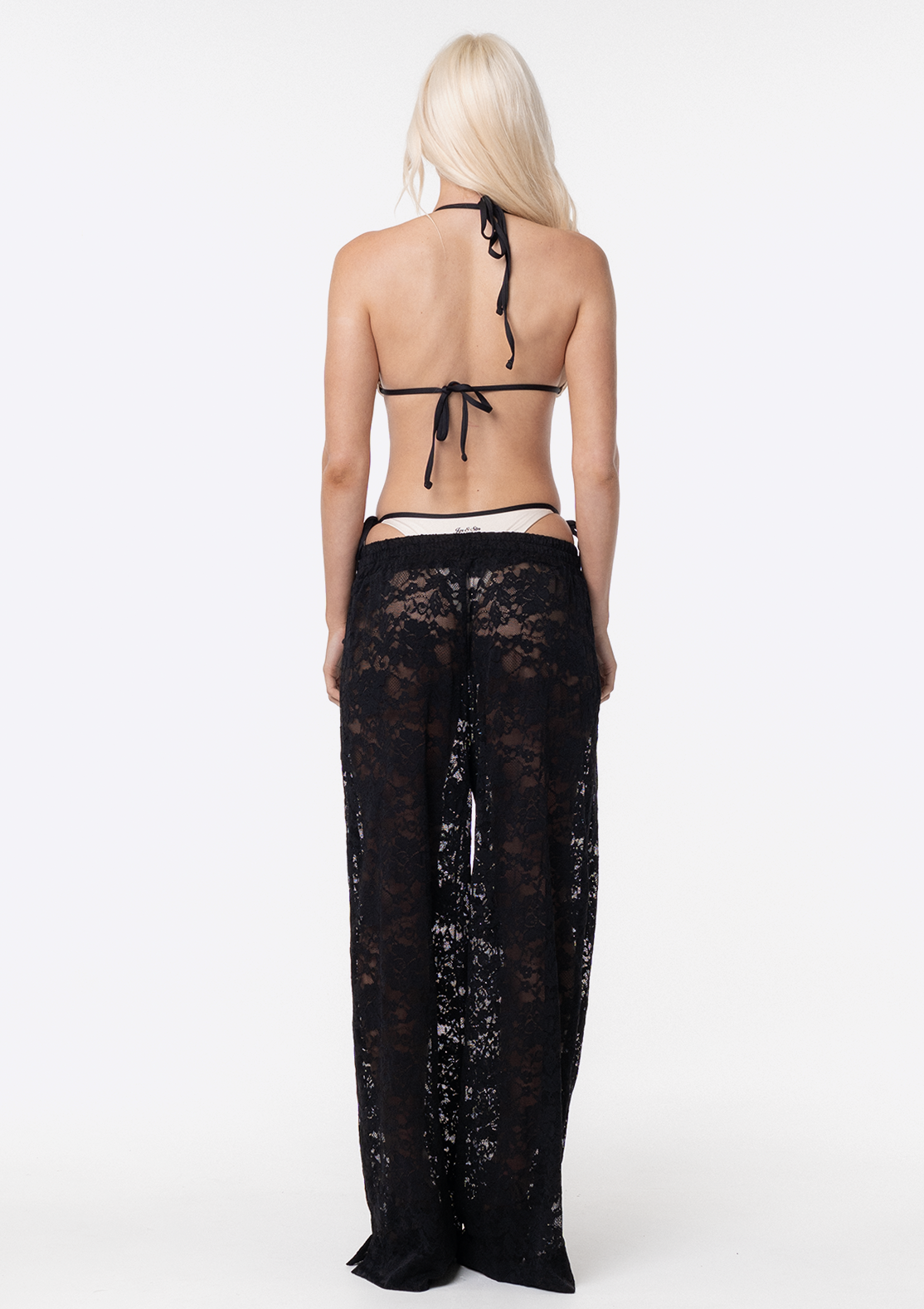 Rosa Lace Pant - Black