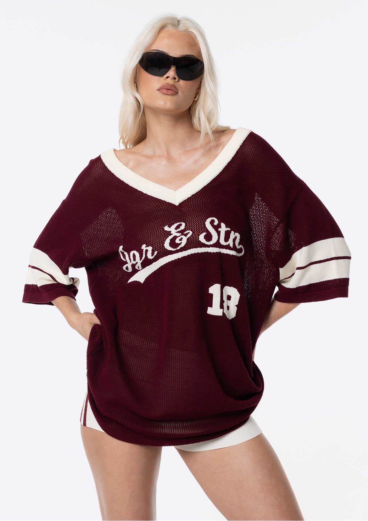 Katie Knit Jersey - Burgundy