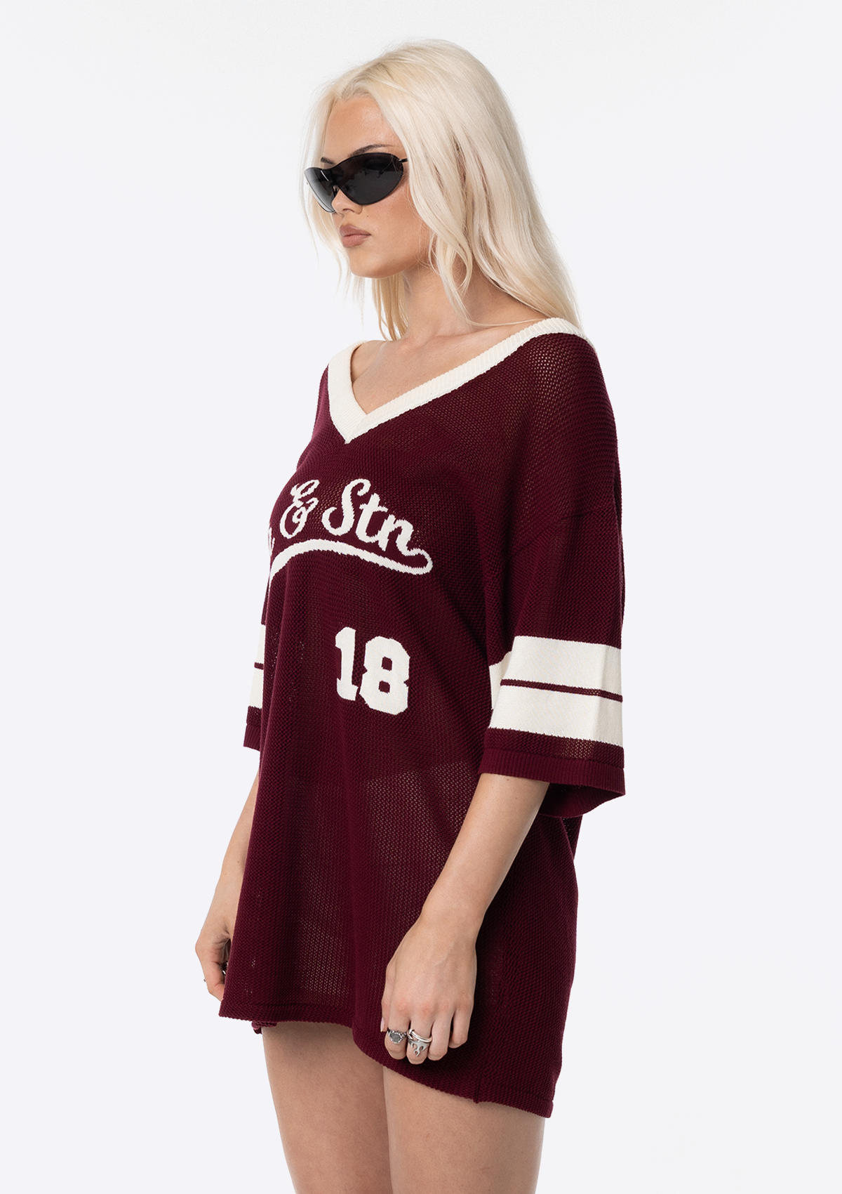 Katie Knit Jersey - Burgundy