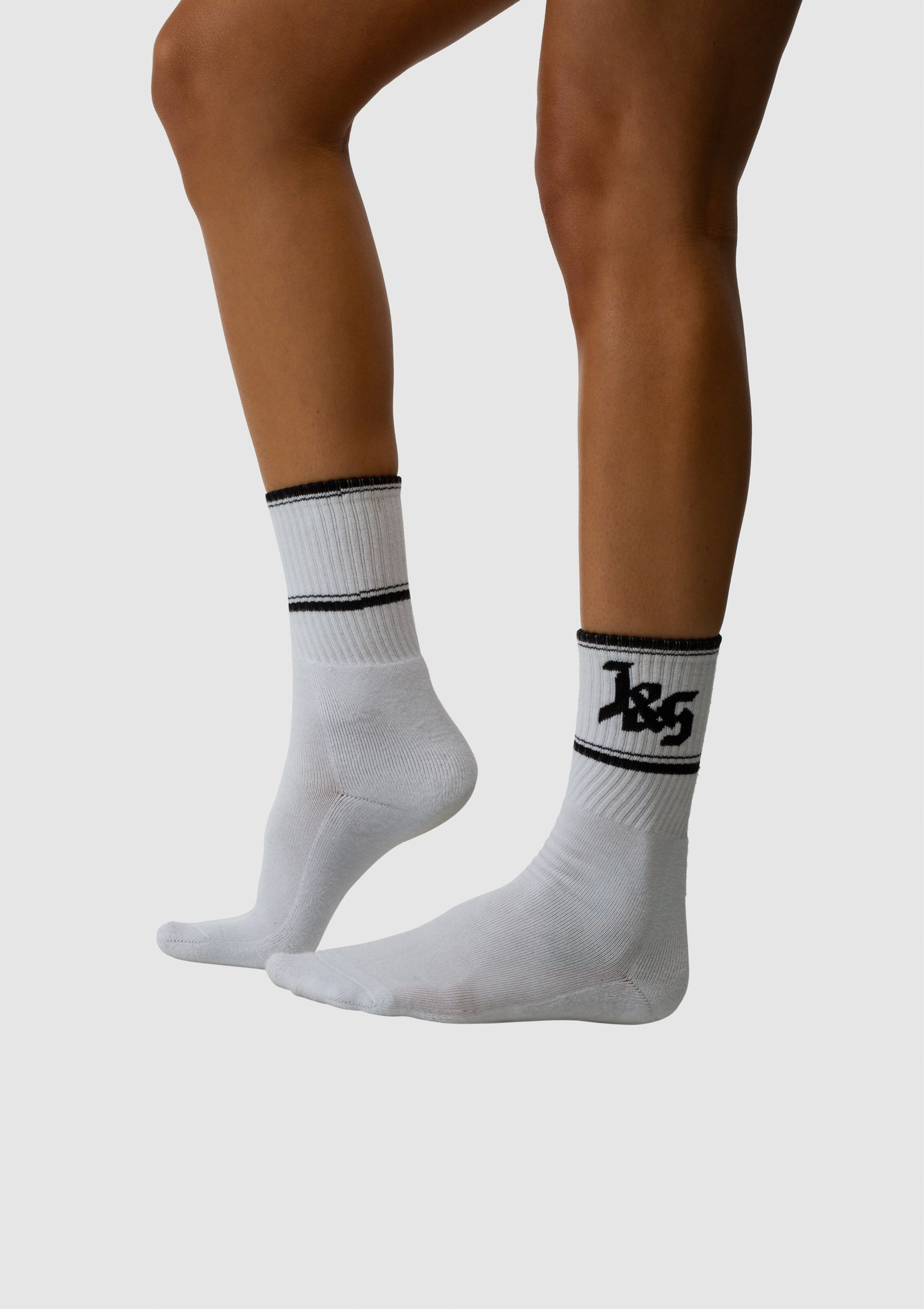 J&S Socks - White
